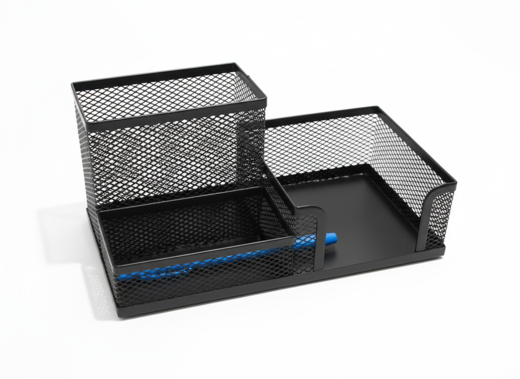 Multi-Compartment Desk Organizer – Stationery Storage Box with Drawers & Slots for Home, School & Office