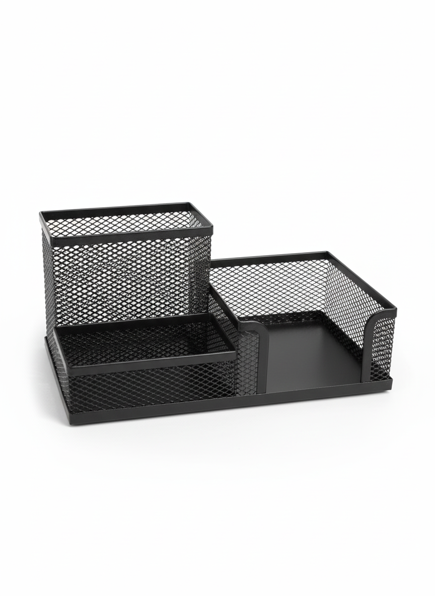 Multi-Compartment Desk Organizer – Stationery Storage Box with Drawers & Slots for Home, School & Office