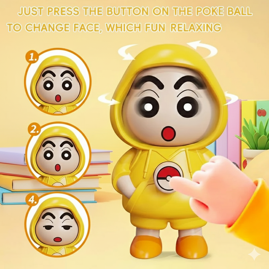Shinchan Rotating Keychain – Cute & Fun Accessory for All Ages