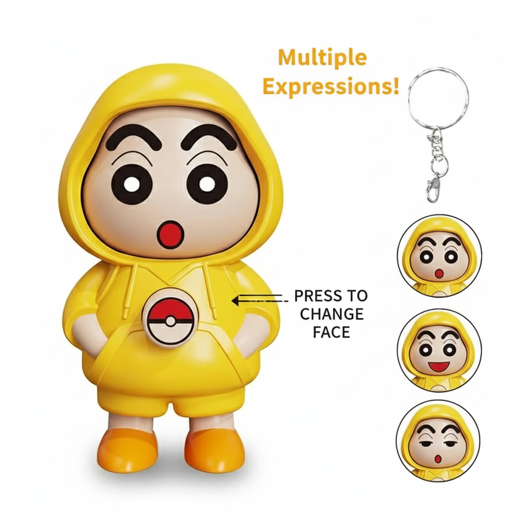 Shinchan Rotating Keychain – Cute & Fun Accessory for All Ages